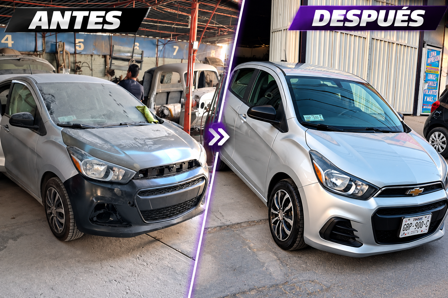 Chevrolet antes y después